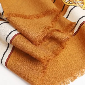 inner mongolian factory wholesale 80s ladies print merino wool scarf winter women fashion cashmere pashmina scarves shawl