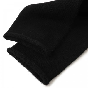 2021 new factory direct sale classic knitted cashmere elastic cuff winter warm gloves