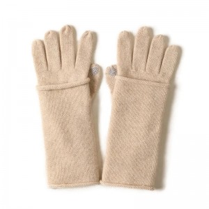 custom touch screen winter cashmere gloves cheap cute fingerless knitted fashion women thermal gloves & mittens