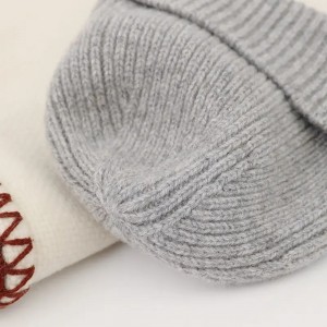 inner monglia 100% wool kids baby winter hat natural animal fiber luxury soft skin friendly wool cashmere beanie