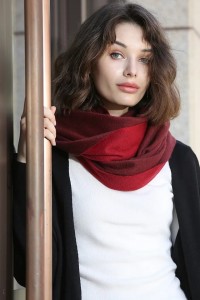 custom designer winter neck warmer women cashmere scarves shawl woolen woven double face reversible men luxury soft scarf stole