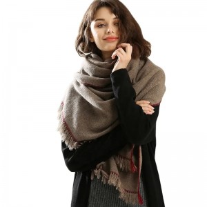 handmade twisted custom logo design men wool scarf winter neck warmer luxury soft 100% lambs wool scarves shawl for women