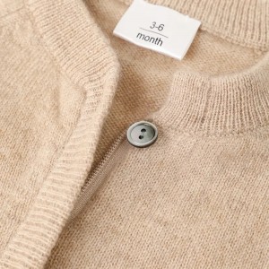 New crawling children’s clothing 100% cashmere warm baby long-sleeved cotton children’s jumpsuit