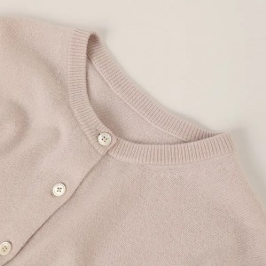 2022 winter warm women cashmere sweater custom luxury fashion ladies girls plain color knitted cashmere cardigan sweater