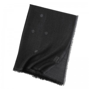 inner mongolia pure wool Cashmere scarf custom designer winter ladies square wool cashmere jacquard woven scarves shawl