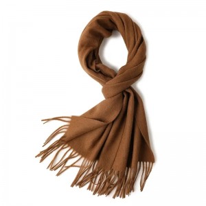 2021 latest fashion classic all-match solid color 100% wool shawl custom winter scarf for women