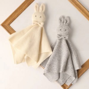 2021 new design 100% pure cashmere super soft baby knitted throw blankets