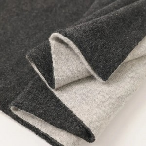 100% pure cashmere plain knitted double face snood scarf winter women ladies warm cashmere scarves shawl