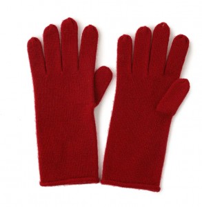 2021 new factory direct sale classic knitted cashmere elastic cuff winter warm gloves