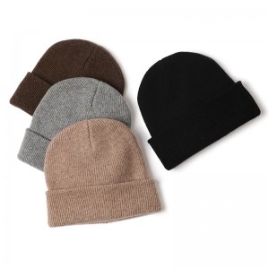 wholesale 50% wool 50% yak wool cheap winter hats men Warm luxury fashion Knit wool ny Beanie caps