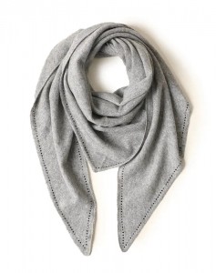 2021 new design triangle cashmere scarf luxury fashion soft plain knit winter women scarves stoles
