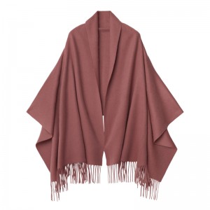Luxury water ripple big size 100% cashmere shawl scarf
