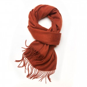 2023 Spring 30cm width solid color 100% cashmere woven scarf luxury soft fashion winter multiple colors cashmere mufflers