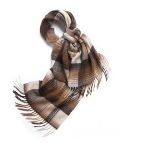 2023 new classic plaid design Mongolia cashmere and wool scarf red pattern real mens cashmere scarf winter men scarfs