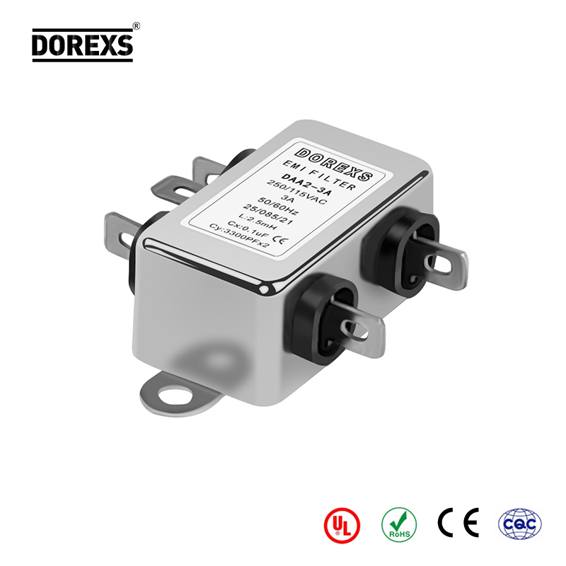 Hot-selling Switch Connector Filter – DAA2 Compact Multipurpose Type EMI Filter——Rated Current 1A-10A – Mengsheng