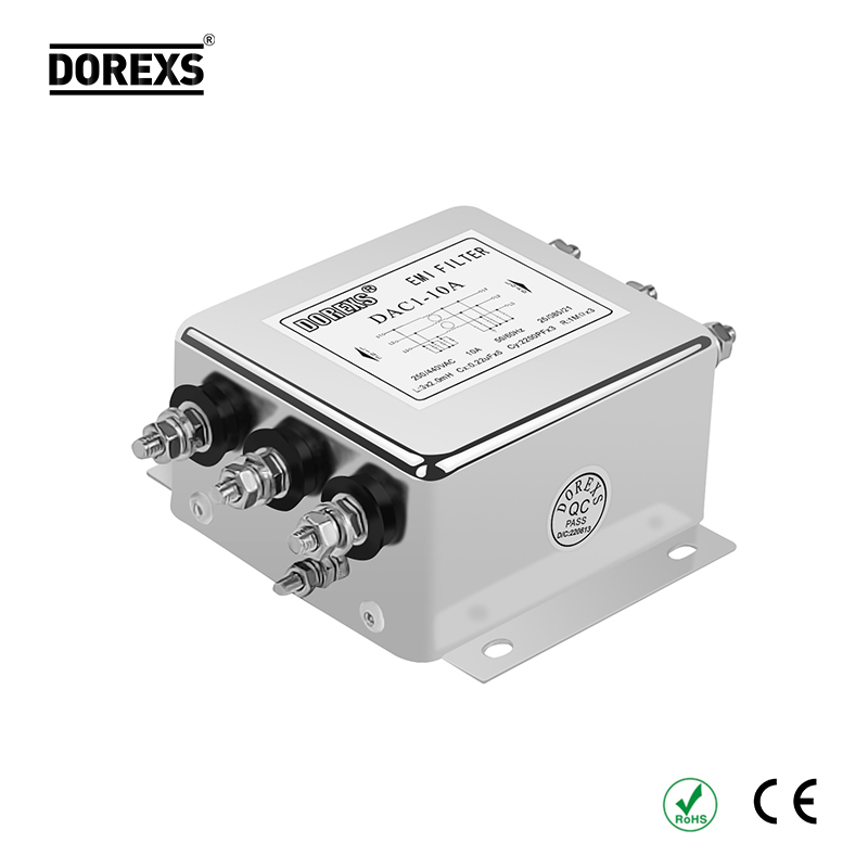 Professional Design Electrical Filter – DAC1 3 Phase EMI Power Line Noise Filter Series–Rated Current：6A—20A – Mengsheng