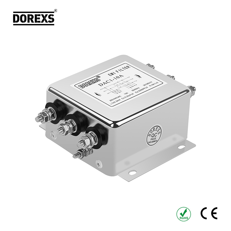 Fixed Competitive Price Electrical Noise Filter – DAC1 3 Phase EMI Power Line Noise Filter Series–Rated Current：6A—20A – Mengsheng