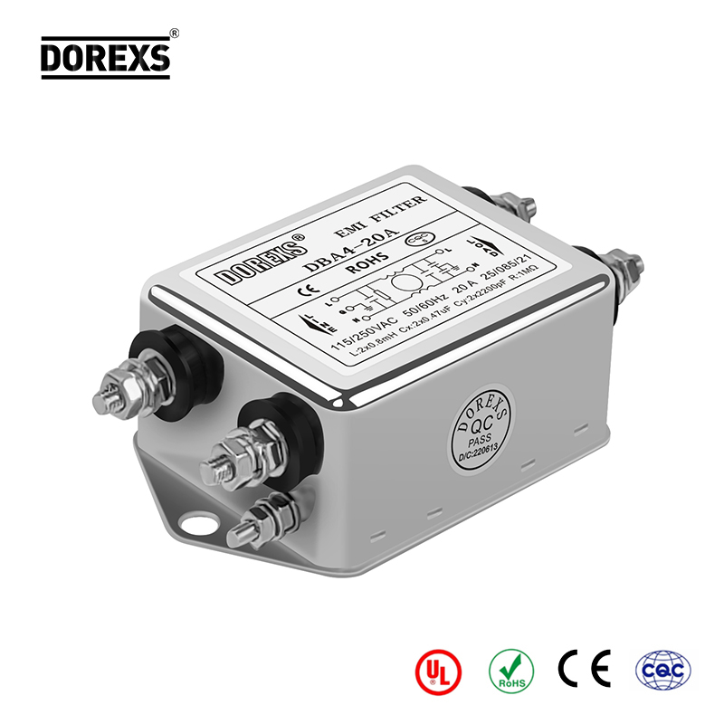 Top Quality Iec Inlet Filter – DBA4 Compact Multipurpose Type EMI Filter——Rated Current 10A-30A – Mengsheng