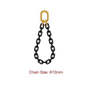 Grade 80 (G80) Chain Slings – Dia 10mm EN 818-4 Endless Sling One Leg