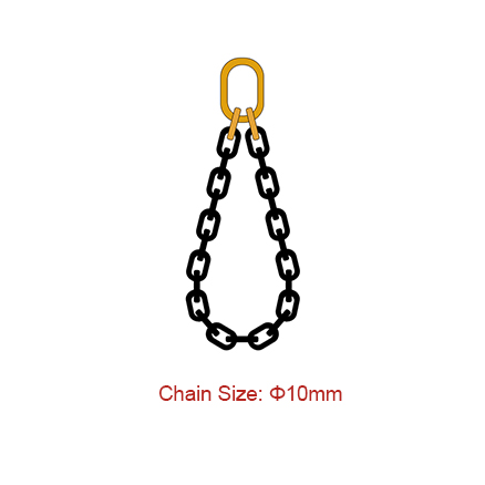 Factory wholesale Chain Lifter - Grade 80 (G80) Chain Slings – Dia 10mm EN 818-4 Endless Sling One Leg – Chigong