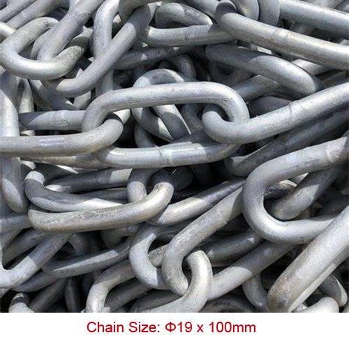 Cheap PriceList for Short Link Fishing Chain - Fishing Chains – 19*100mm DIN763, DIN764, DIN766 Aquaculture Mooring Chain – Chigong