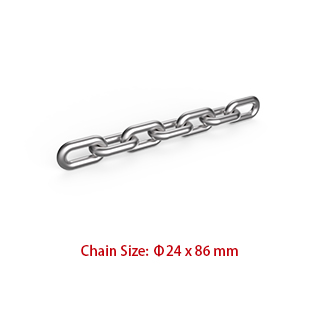 Wholesale Price Din 22252 Mining Round Steel Link Chain - Mining Chain – 24*86mm DIN22252 Round Link Chain – Chigong