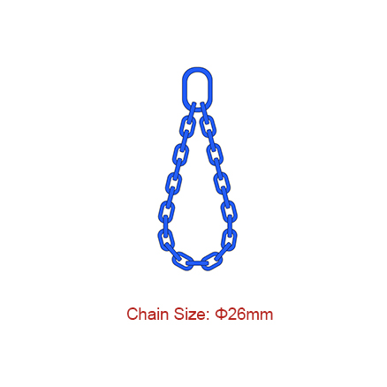 China Gold Supplier for Heavy Lifting Chains - Grade 100 (G100) Chain Slings – Dia 26mm EN 818-4 Endless Sling One Leg – Chigong