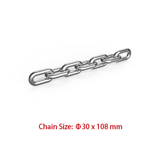 Factory directly Mining Link Chain - Mining Chains – 30*108mm DIN22252 Round Link Chain – Chigong