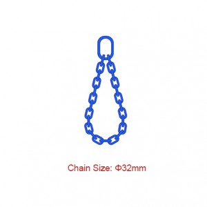 Grade 100 (G100) Chain Slings – Dia 32mm EN 818-4 Endless Sling One Leg
