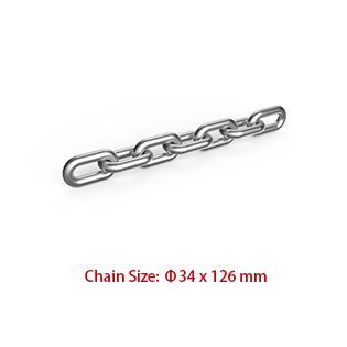 OEM Supply Chainlink Miner - Mining Chains – 34*126mm DIN22252 Round Link Chain – Chigong