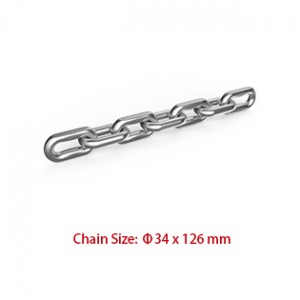 High Quality Thiele Flat Link Mining Chain - Mining Chain – 34*126mm DIN 22255 Flat Link Chain – Chigong