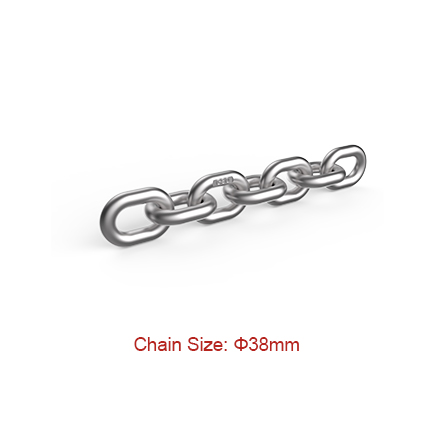 PriceList for Din 764 Lifting Round Steel Link Chain - Lifting Chain – Dia 38mm EN 818-2 Grade 80 (G80) chains – Chigong