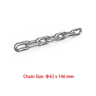 Factory Cheap Zinc Plated Din 22252 Mining Chain - Mining Chain – 42*146mm DIN 22255 Flat Link Chain – Chigong