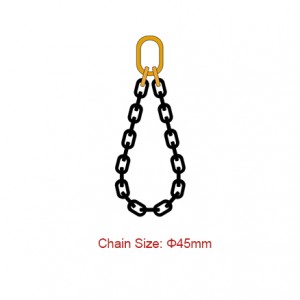 Grade 80 (G80) Chain Slings – Dia 45mm EN 818-4 Endless Sling One Leg