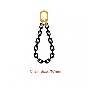 Grade 80 (G80) Chain Slings – Dia 7mm EN 818-4 Endless Sling One Leg