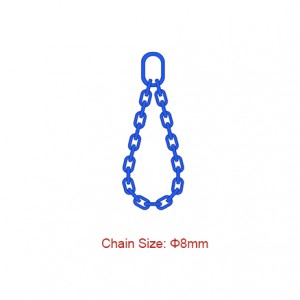 Grade 100 (G100) Chain Slings – Dia 8mm EN 818-4 Endless Sling One Leg