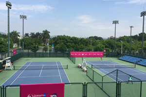 Seven Continents Lights serve for WTA Guangzhou Open 2017