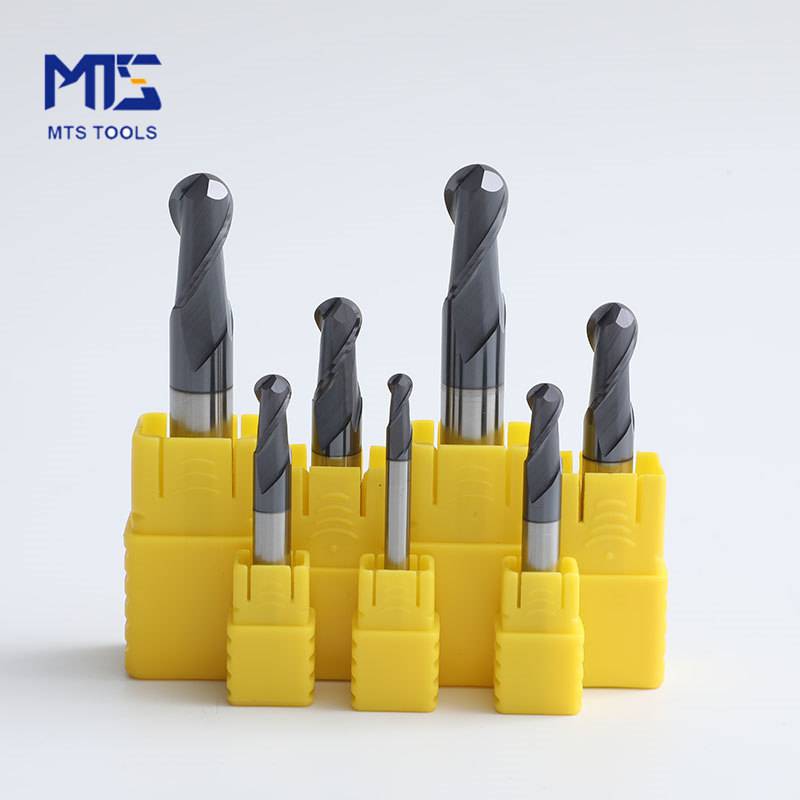 Manufacturer for Carbide End Mills - 60 HRC Carbide 2 Flute Standard Length Ball Nose End Mills – Mingtaishun