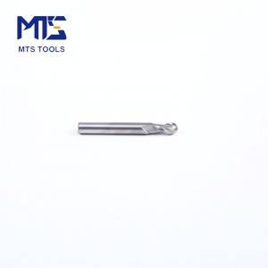Manufactur standard Extended Length End Mills - 55 HRC Carbide 2 Flute Standard Length Ball Nose End Mills for alumium – Mingtaishun