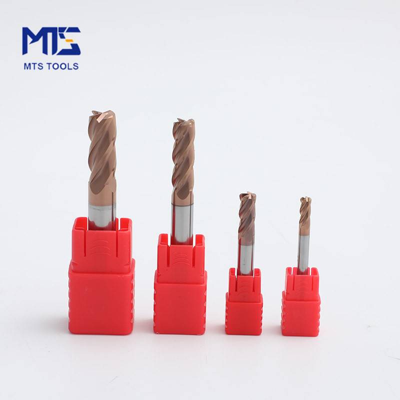 Low MOQ for Twist Drill Hss - 55 HRC Carbide 4 Flute Standard Length Corner Radius End Mills – Mingtaishun