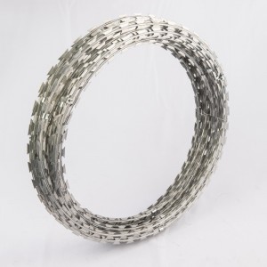 Factory wholesale Coated Wire Fence - Hot dipped galvanized BT012 razor wire  – Linhai