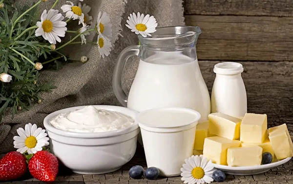Milk, whey and dairy products