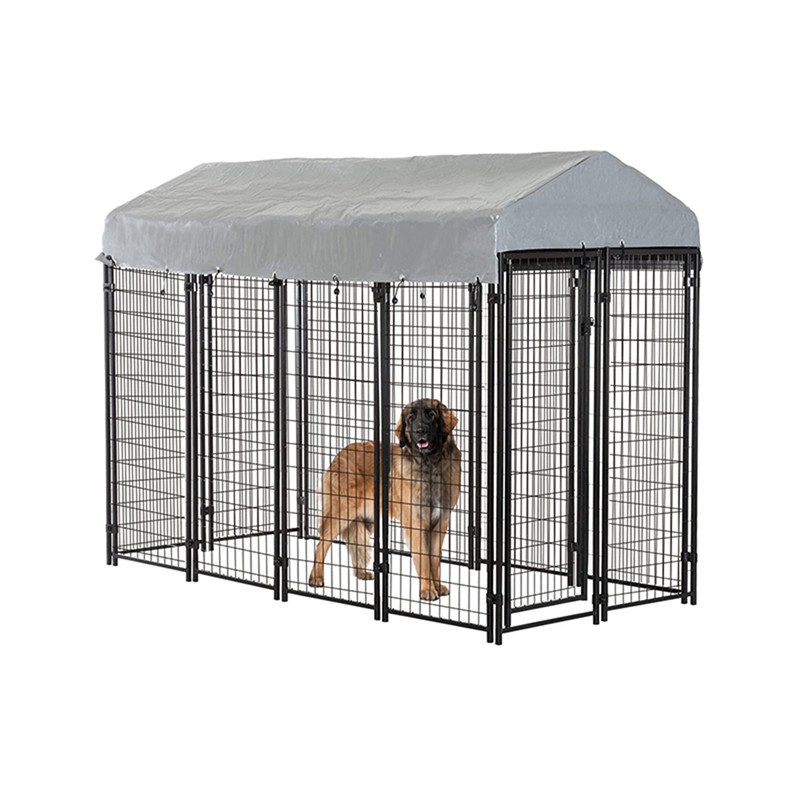 Steel Welded Wire Mesh Dog Kennel Outdoor02