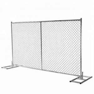 Fence Temporary USA Popular Galvanized Chain Link Temporary Fence Panelse
