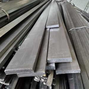 Cold drawn flat steel for machine parts and construction materials
