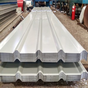 Color corrugated steel sheet