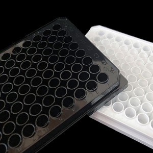 cell culture plate, 96 wells, black