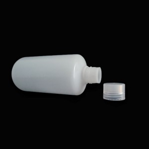HDPE/PP Narrow-mouth 1000ml Plastic Reagent Bottles, Nature/White/Brown
