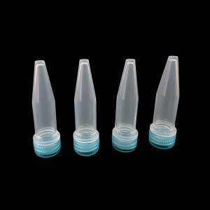 1.5ml natural color sample collection tube, conical bottom