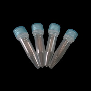 0.5ml natural color sample collection tube, conical bottom